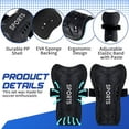thumbnail image 5 of Soccer Shin Guards and Socks shin guard for Toddler Youth, Lightweight Soccer Shin Pads Protective Defender Gear for Sports Game-Black,S, 5 of 12