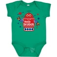 thumbnail image 3 of Inktastic Robot Little Brother Boys Baby Bodysuit, 3 of 5