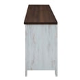 thumbnail image 3 of Contemporary Modern Urban Designer Living Dining Kitchen Room Buffet Table Sideboard Media TV Stand, Wood Metal Steel, White, 3 of 7