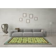 thumbnail image 3 of Ahgly Company Indoor Square Abstract Light Blue Contemporary Area Rugs, 6' Square, 3 of 4
