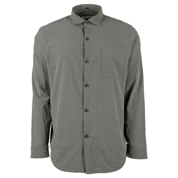 Tommy Bahama Men's Coast Sands Long Sleeve Button Down Shirt Black XXL
