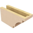 thumbnail image 5 of Ekena Millwork 4"W x 6"H x 12"L Mediterranean Woodgrain TimberThane Rafter Tail, Primed Tan, 5 of 6