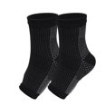 thumbnail image 1 of TIEVOSA Orthopaedic Compression Socks Men Women 1 Pairs Compression Socks Men Ankle Support Socks（Black）, 1 of 5