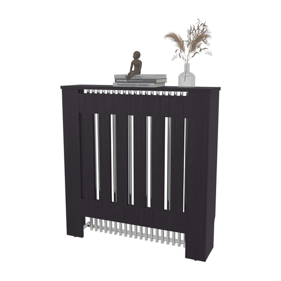 , Wengue Radiator Cover with Storage, Wenge ,Particle Board ,