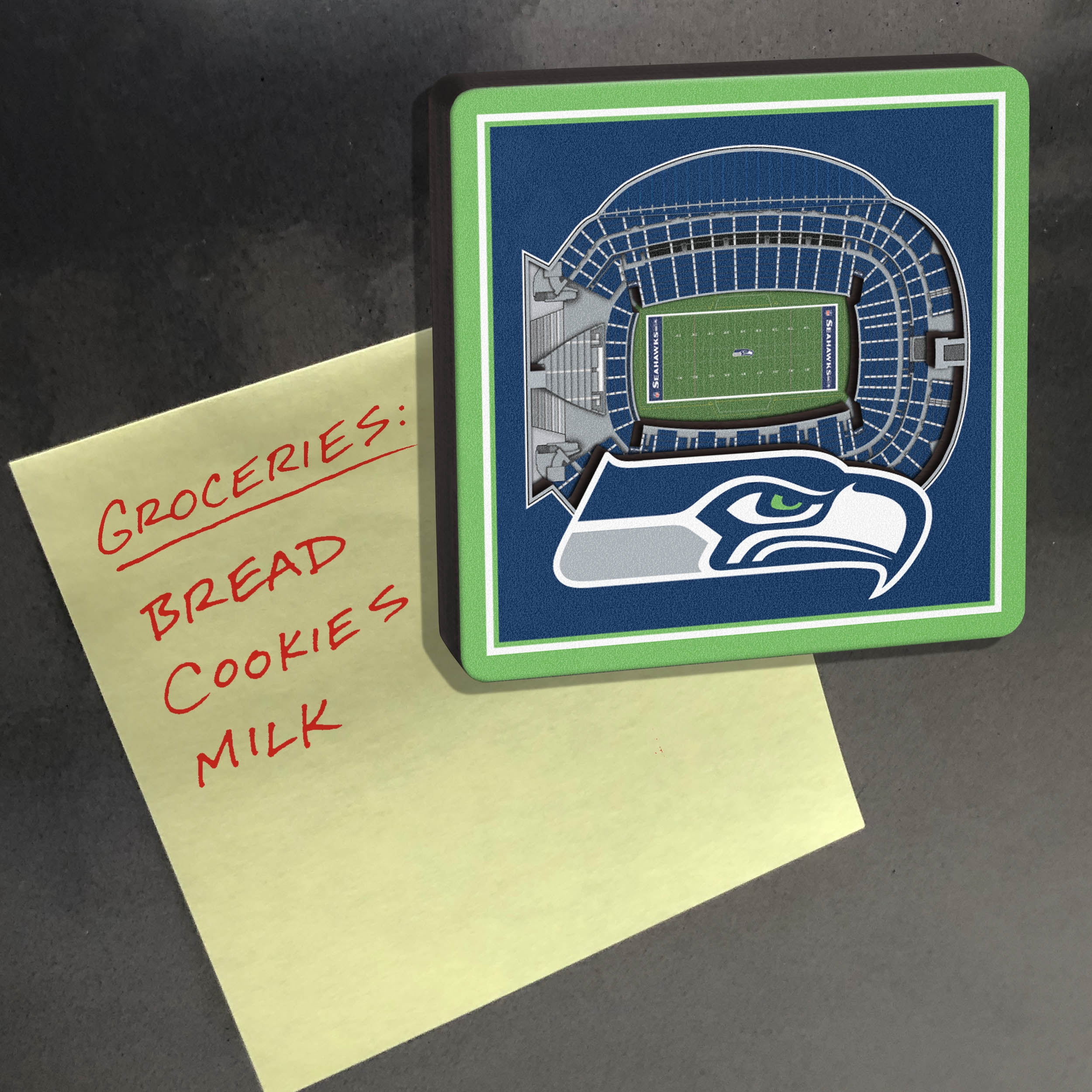YouTheFan NFL Seattle Seahawks 3D StadiumView Magnet