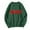 Dark Green, variant on FYEGRE Merry Sweatshirt for Women Christmas Linend Sequin Sweaters Crewneck Oversized Long Sleeve Pullover Tops Khaki XL