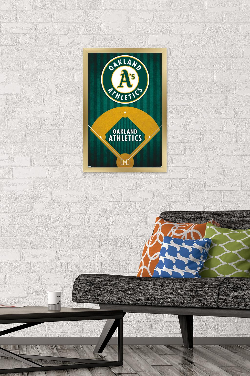 MLB Oakland Athletics - Logo 20 Wall Poster, 14.725" x 22.375", Framed - image 2 of 5