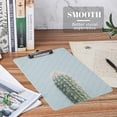 thumbnail image 4 of Fashion Clipboard, Blue, Cactus Art, A4 Letter Size Wooden Decorative Clipboards for Women, Cute Design for Standard Size,Low Profile Clip with Retractable Hanging Tab 12.5"x9", 4 of 6