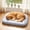 A, variant on Pet Bed Mat for Dogs Cats Soft Fuzzy Cozy Sleeping Pad Breathable Pet Cushion for Crate Kennel Sofa Floor Indoor Use Small Medium Large Animals, Dog Bed Mat, Enclosed Dog Bed, Blue, L