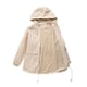 thumbnail image 4 of Pntutb Mujer Sólido Chaqueta De Lluvia Chaquetas Al Aire Libre Impermeable Con Capucha Impermeable A Prueba De Viento Pntutb Pntutb-2925, 4 of 5
