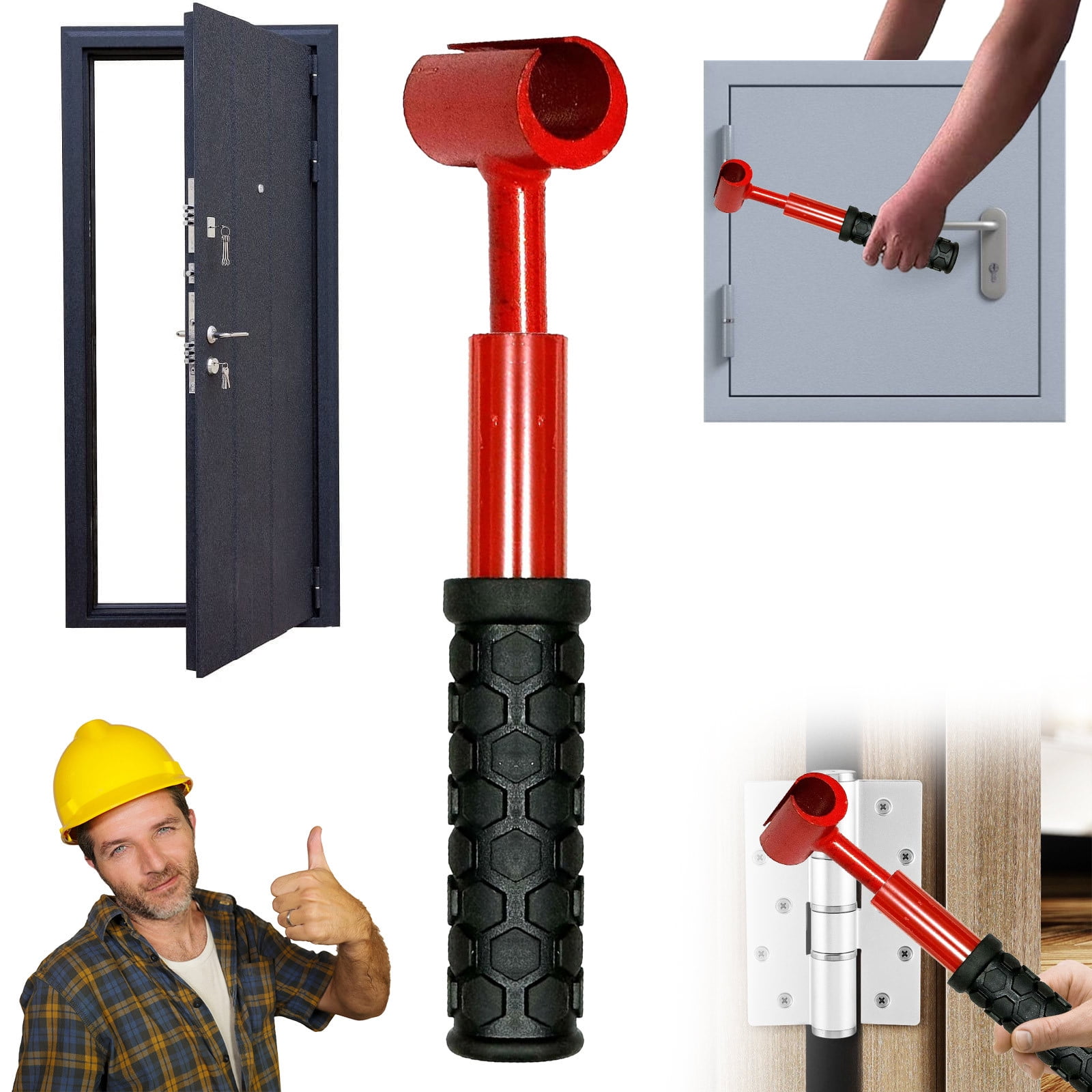 FHBVT Hinge Adjustment Wrench Set Multi-Size Heavy-Duty Hardened Steel Construction Precision Tool Kit with Ergonomic Grip for Door Cabinet Alignment Home Improvement Professional Repair Accessory