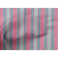 thumbnail image 3 of oneOone Cotton Poplin Fabric Multicolor Stripe Print Sewing Fabric BTY 42 Inch Wide, 3 of 3