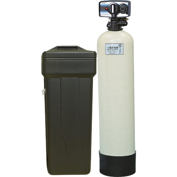 Star Water Water Softener S07FS32DR - Salt-Based, 32,000 Grain Capacity, Brass Bypass Valve