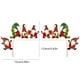 thumbnail image 3 of Christmas Decorations Corner Door And Window Card Pieceses Creatives Cartoons Christmas Aceless Old Man Wooden Decorations, 3 of 6