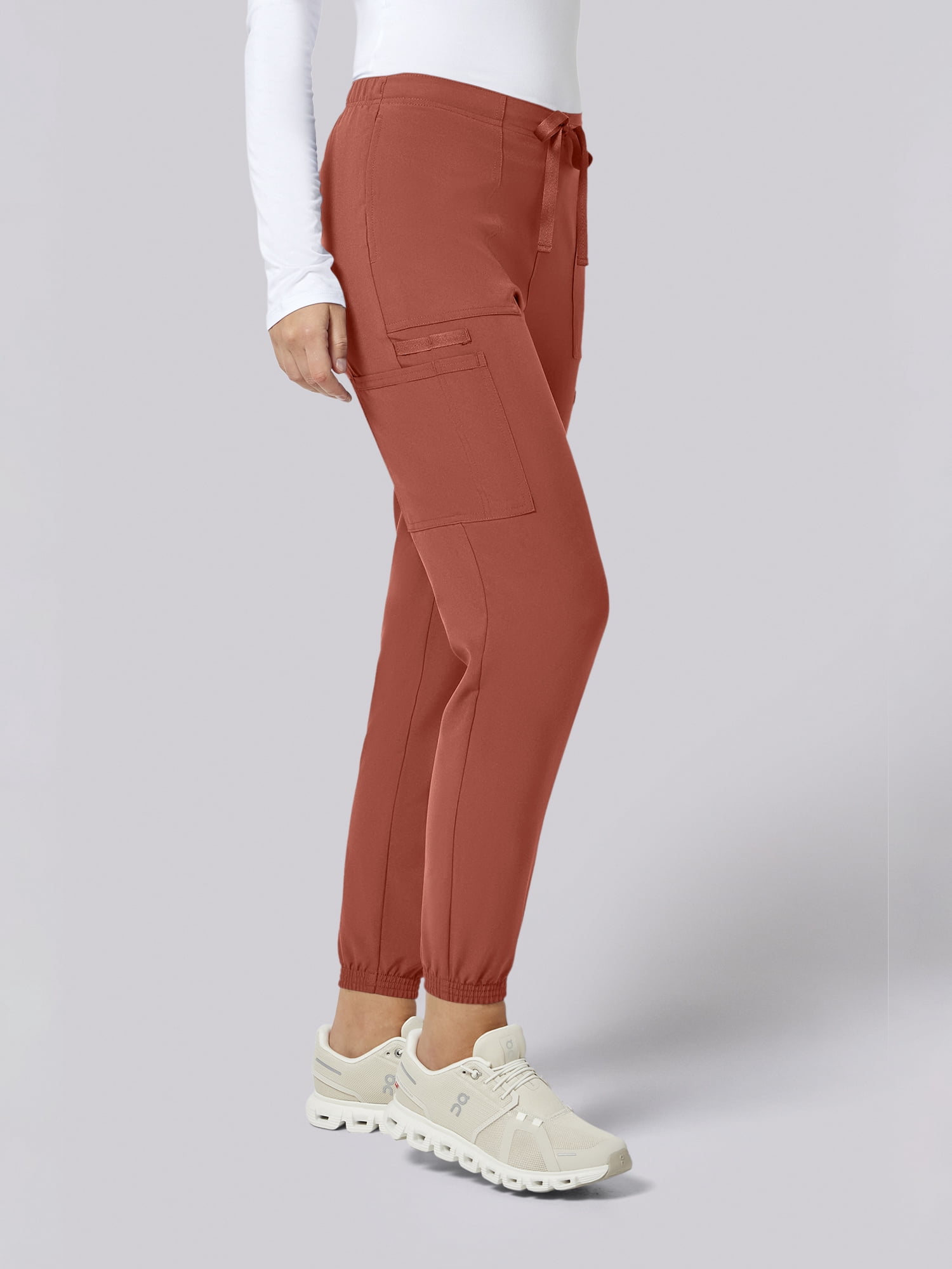 Scrubstar Core Essentials Women’s Drawstring Cargo Jogger Scrub Pant, Sizes XS–3XL