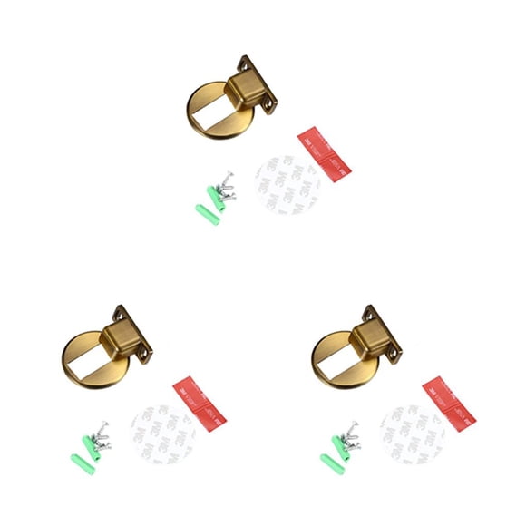 Kenally Tope de puerta componente modificado hogar Hotel Oficina soporte anticolisión puertas de aleación de Zinc tope hardware reemplazo amarillo Type1 NO1 Kenally CBP491370