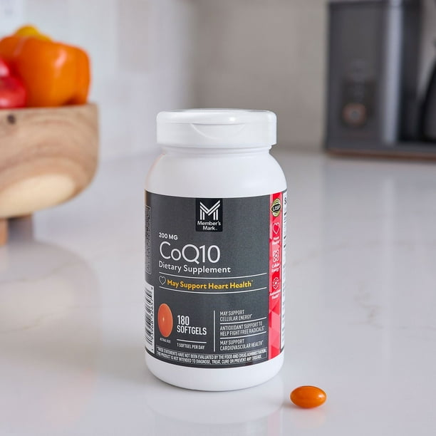 Member's Mark CoQ10 Softgels, 200 mg, 180 ct. - Samsclub.com