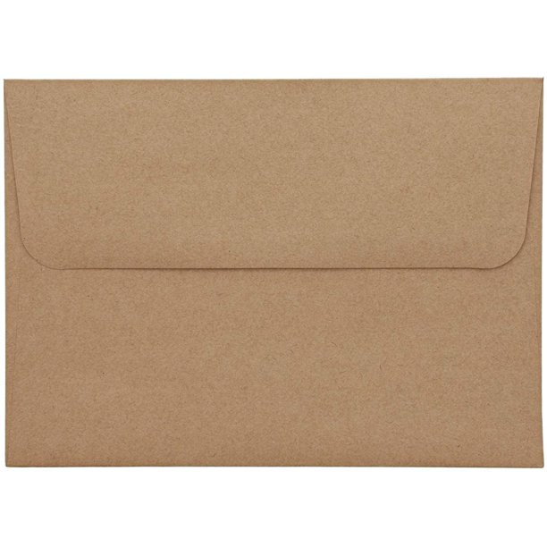 Blank Kraft Greeting Cards with Envelopes (100 Count)
