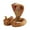 Orange, variant on Brown Rubber Snake Figure For Halloween Prank Realistic Fake Toy To Scare Birds And Squirrels Boa Constrictor Figurines