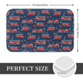 thumbnail image 2 of Sikiie Fire Truck 1 Print Flannel Anti-slip Floor Mat 16x24in, Thickened Dustproof Entrance Door Mat Floor Mat for Kitchen, Bathroom, Laundry Room, 2 of 7
