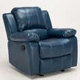 thumbnail image 1 of Comfort Pointe Spence Navy Blue Faux Leather Lift Chair, 1 of 2