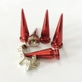 thumbnail image 3 of 10pcs Remaches de Puntas Clavos de Cono para Decoración Bolsas de Bricolaje rojo Hugo Cone Stud Rivet, 3 of 9