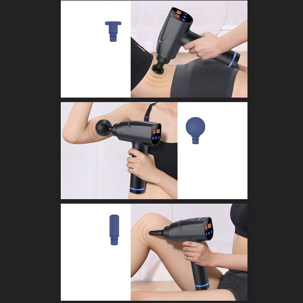 Muscle Relaxer Electric Massager deep Vibration Sports Physio t  h.e  r.a p  y Instrument Menstruation Neck Membrane Gun Release Device Muscle Fascia Massage Instrument