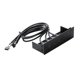 thumbnail image 2 of Concentrador de panel frontal USB de 5,25 pulgadas Concentradores USB Panel frontal de PC Multifunción Alta velocidad 4 puertos USB 2.0, 2 of 7