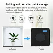 PULUZ Soft Box Set Portable Folding Photo Lighting Modifier Photography Tent Box with 12 Colors Backdrops