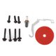 thumbnail image 2 of Distributor Cap with Coil Rotor Red Replacement for Chevy V8 Engine 265 283 307 327 350 383 396 400 402 427 454 472 502, 2 of 4
