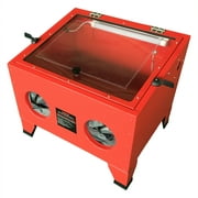 Bluethy 25 Gallon Bench Top Air Sandblasting Cabinet Sandblaster Blast Large Cabinet Red