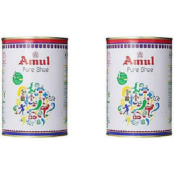 Pack Of 2 - Amul Pure Ghee - 1 Ltr (32 Oz) [FS]