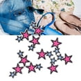thumbnail image 4 of Iron On Patches, Embroidered Patches Star Shape Cotton Covering Breakages Stains Simple Operation  For Clothing For Pillow, 4 of 8