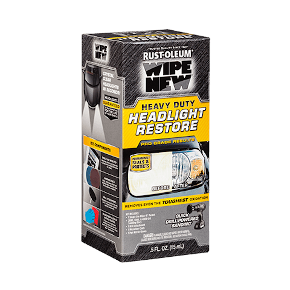 WIPE NEW Heavy Duty Headlight Restore