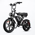 thumbnail image 1 of AMYET G60 Pico 1500W Bicicleta Eléctrica, Neumáticos Anchos 20" Fat Tire Bicicletas de Montaña, 48V 20Ah 32MPH Ebike para Adultos Suspensión Completa UL2849, 1 of 1
