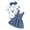 a3-Blue, variant on KPOPLK Newborn Baby Girl Clothes Infant Butterfly Print One-Piece Romper Suspender Skirt Headband 3pcs Clothing Sets(12-18 Months,Blue)