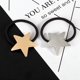 thumbnail image 4 of 2 bandas elásticas de metal con forma de estrella para el pelo, coleteros de aleación, accesorio para el pelo para mujeres y niñas (dorado y plateado)., 4 of 7