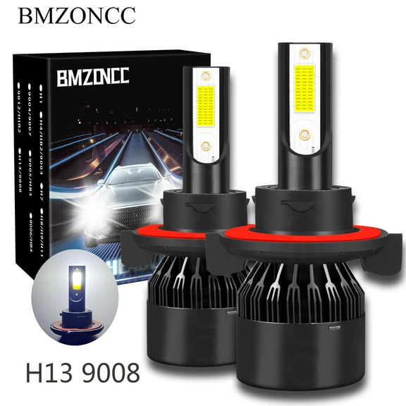 H13 9008 LED Headlight Bulbs Kit for 2014-2019 Kia Soul High&Low Beam 6000K 2x
