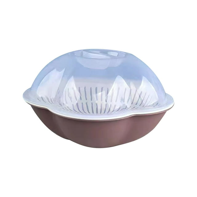 Sentmoon Deals of The Day Household Double-layer Basket Fruit And Vegetable Kitchen Washbasin Fruit Storage With Cover Multi-functional Plastic Basin Wal-mart Deals