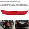thumbnail image 4 of Rear Reflector Bumper Light Lens Car Rear Bumper Reflector Fits For  W164 ML320 ML500 ML350Left, 4 of 8
