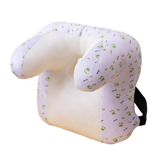 Almohada para reposacabezas de oficina, almohada para el cuello, transpirable, ergonómica, cómoda y versátil, cojín de apoyo para el cuello para la Violeta