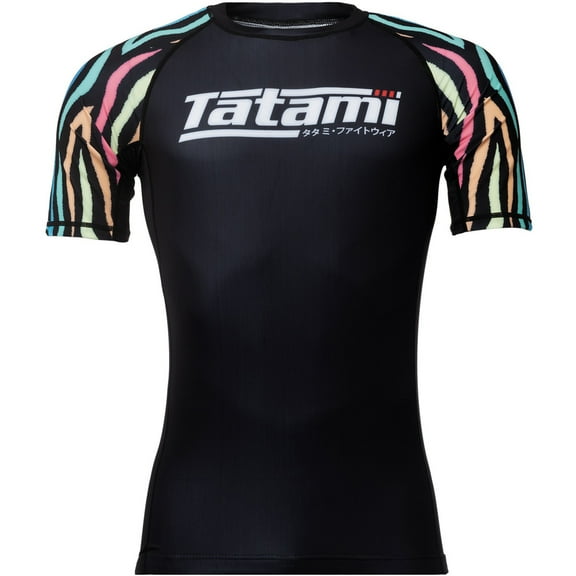 Tatami Fightwear Recharge Short Sleeve Rashguard - Large - Neon