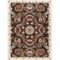 thumbnail image 3 of Transitional 8x10 Area Rug (7'10'' x 9'10'') Floral Brown, Beige Living Room Easy to Clean, 3 of 9