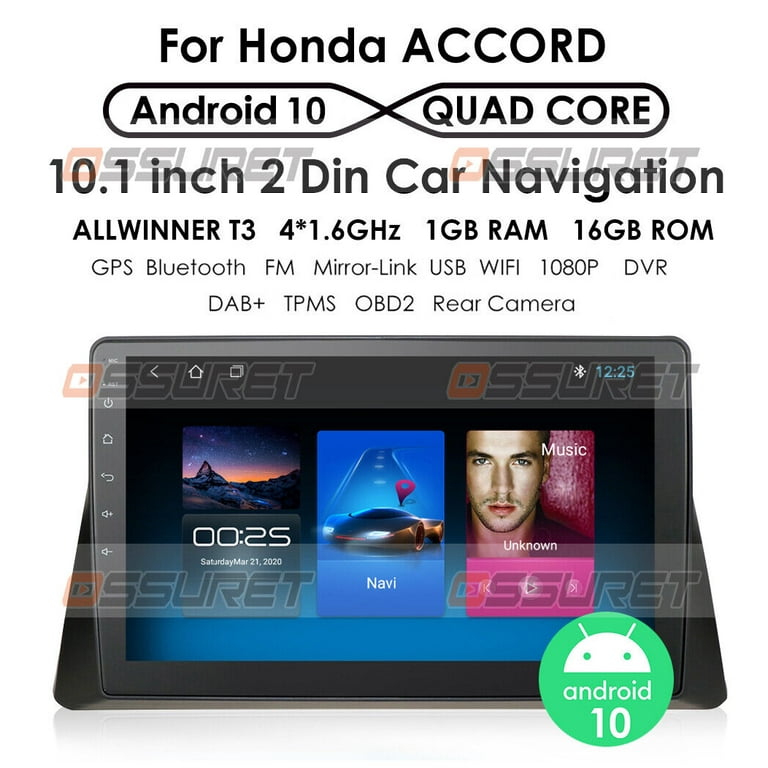  Hikity 10.1 Android 11 Car Stereo for Honda Accord 8th 2008  2009 2010 2011 2012 2013 Wireless Carplay Android Auto GPS Navigation  Stereo WiFi RDS Bluetoot Radio with 2GB Ram 32GB ROM : Electronics
