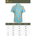 thumbnail image 6 of Men'S Hawaiian Shirt Summer Tropical Funny Print Button Short Sleeve Blue Duck Size S, 6 of 6