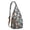 Camel-8, variant on Tropical Aloha Hiking Sling Backpack – Lightweight, Waterproof, Palm Leaf Design, Perfect for Beach, Summer Adventures, and Outdoor Travel