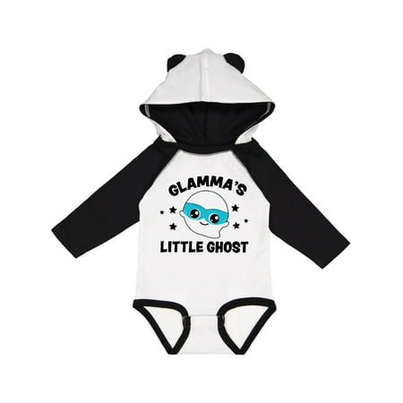 

Inktastic Cute Glamma s Little Ghost with Stars Gift Baby Boy or Baby Girl Long Sleeve Bodysuit