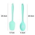 thumbnail image 2 of Silicone Mini Kitchen Utensils set of 2 Small kitchen tools Nonstick Cookware with Hanging Hole, 2 of 5
