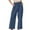 Blue2, variant on Yubnlvae Women's Corduroy Shorts High Waist Summer Drawstring Casual Wide Leg Beach Pants Beige, L
