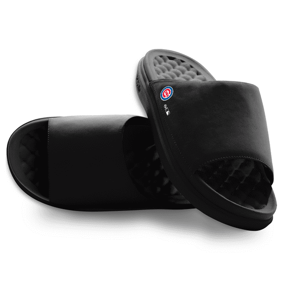 Unisex ISlide Black Chicago Cubs Minimalistic Motive Slide Sandals